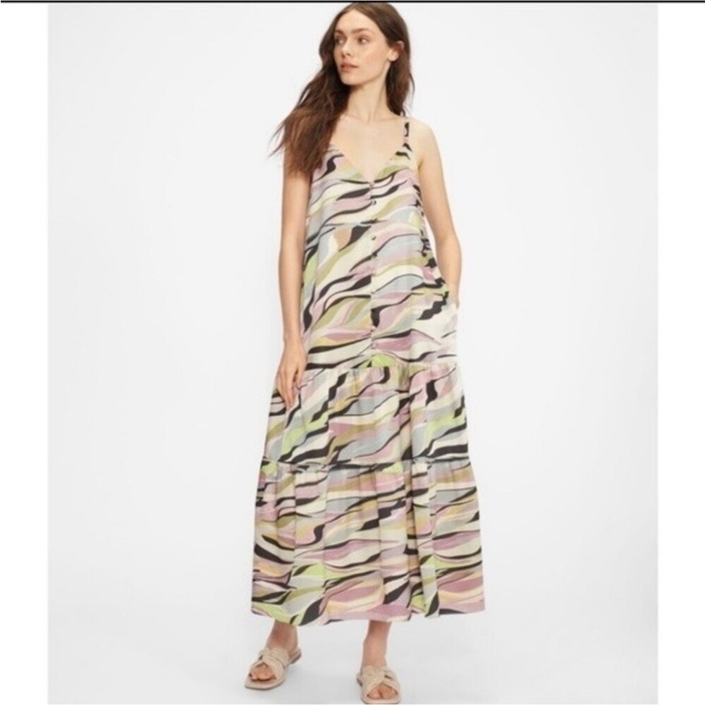 Ted Baker slip on maxi dress Sz Ted 4 US 12